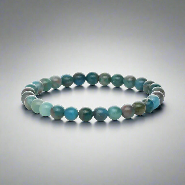 Blå Apatitt armbånd