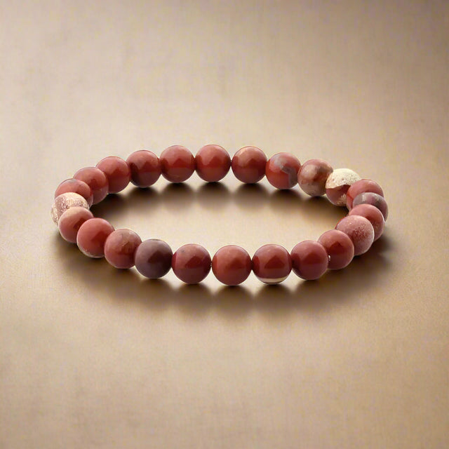 Red Jasper Stone Bracelet