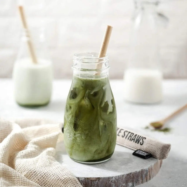 Gjenbrukbart bambussugerørsett