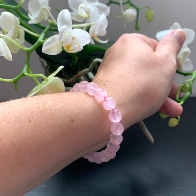 Rosenkvarts armbånd