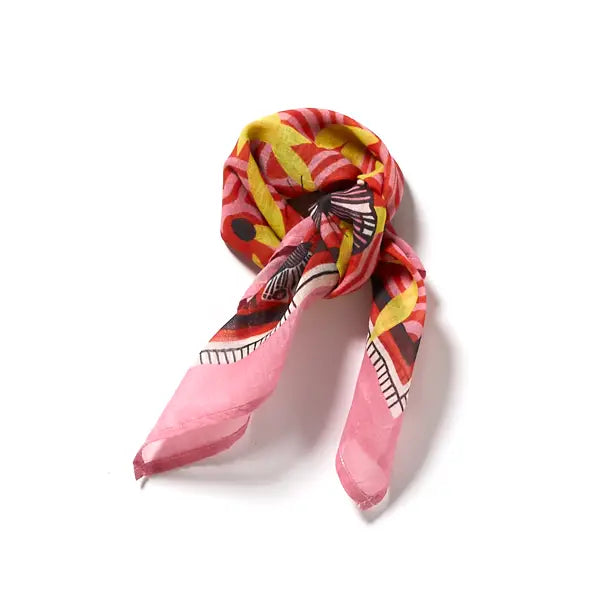 Lite skjerf "God dag" økologisk bomull