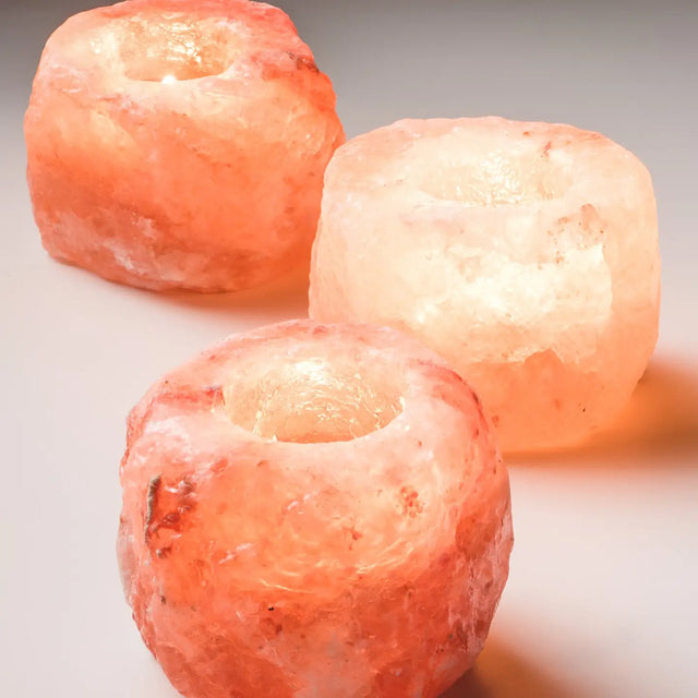 Telysholder av Himalayasalt